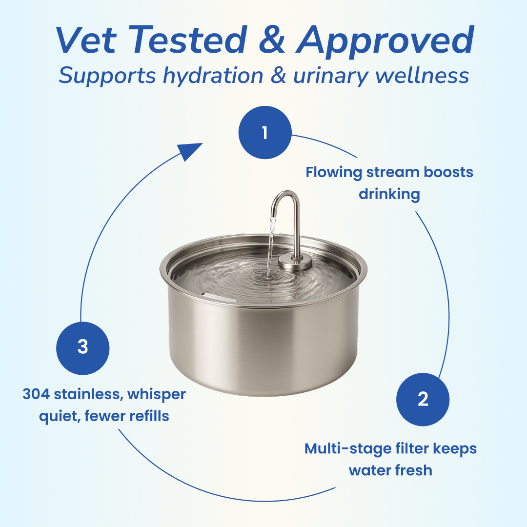 Wagwells™- Dog water fountain