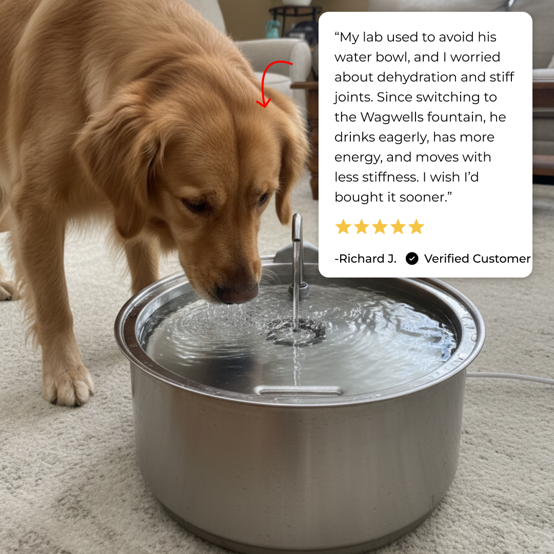 Wagwells™- Dog water fountain