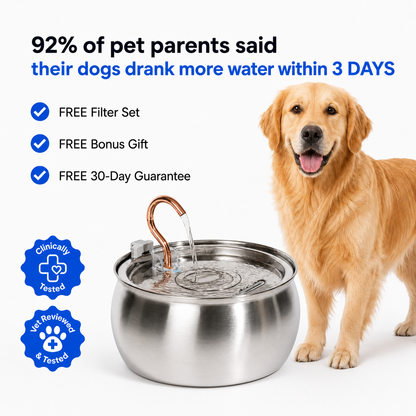 Wagwells™- Dog water fountain