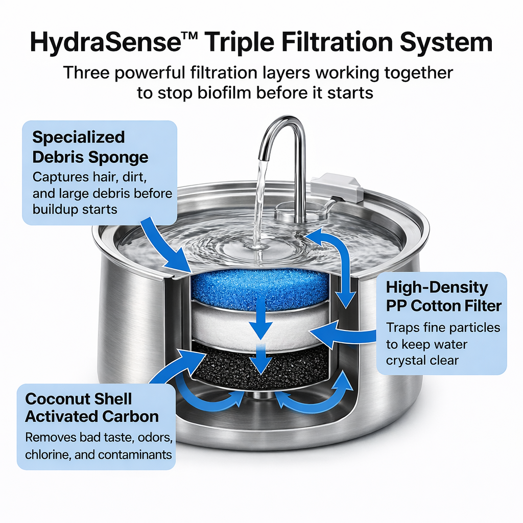 Wagwells™- Dog water fountain