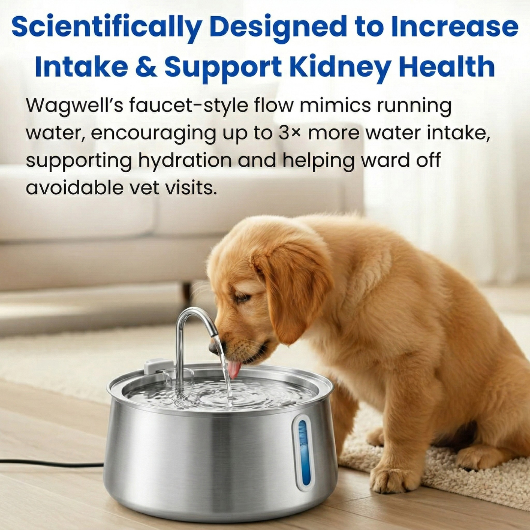 Wagwells™- Dog water fountain