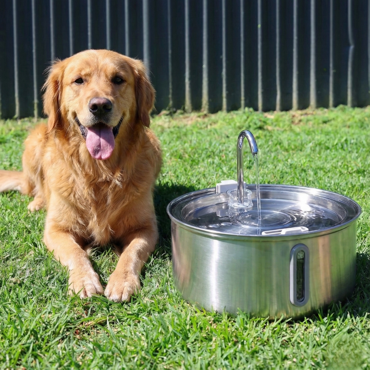 Wagwells™- Dog water fountain